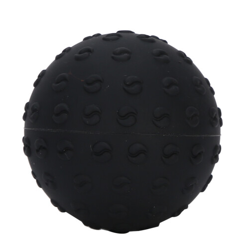 (Black) Pallina massaggio fascia silicone nera