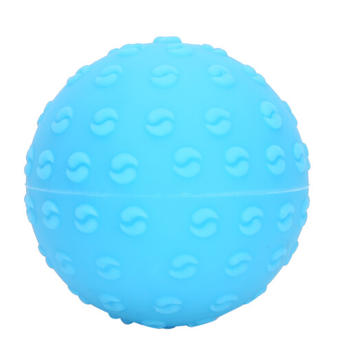 (Blue) Pallina massaggio fascia silicone nera