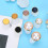 (#G) 8pcs Silicone Toe Separator Washable Reusable Pedicure Tool #G 4