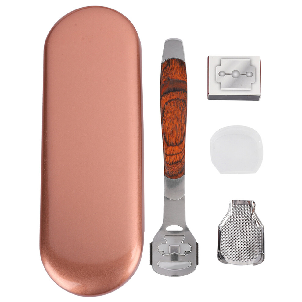 Gold (Rose ) Stainless Steel Corn Callus Remover Planer Manicure Pedicure File Tool