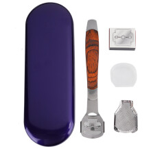 (Blue) Stainless Steel Corn Callus Remover Manicure Pedicure File