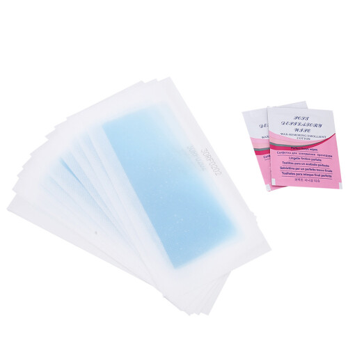 (Blue Ocean Flavor) 12 Strisce Ceretta Morbidie Blu Oceano