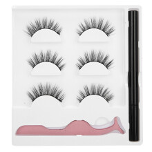 (3D-01) 3 Paar Wimpern wasserdicht Make-up-Tools