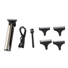 (Silver) Akku-Haarschneider Tragbarer Friseur-Trimmer