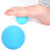 (Blue) Pallina massaggio fascia silicone nera 4
