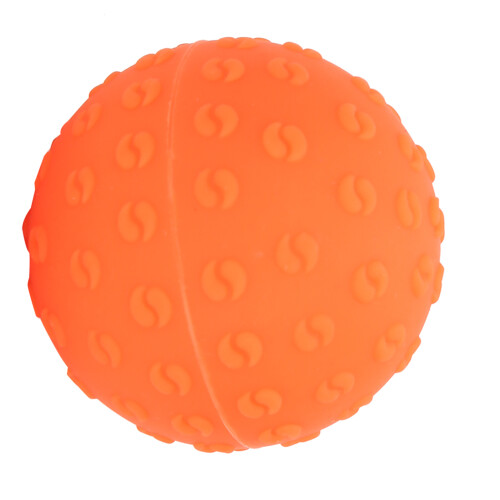 (Orange) Pallina massaggio fascia silicone nera 1