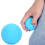 (Blue) Pallina massaggio fascia silicone nera 3