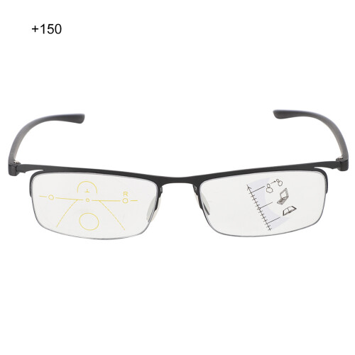 (+1.5 Black) Lesebrille +1.5 Blaulichtfilter Schwarz 2