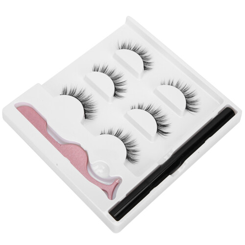 (3D-01) 3 Paar Wimpern wasserdicht Make-up-Tools 1