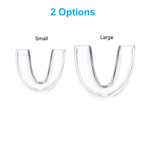 Mouth Guard for Teeth Grinding 2PCS Moldable Night Guard with Case 2
