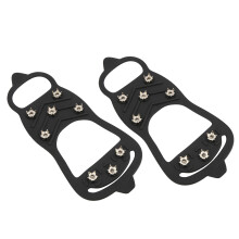 (M) 1 Pair 8Tooth Snow Crampons AntiSlip Ice Shoes Spikes (L)
