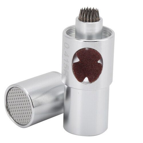 Aluminium Billiard Cue Tip Shaper Portable Rod Arc AntiRust Sharpener 2