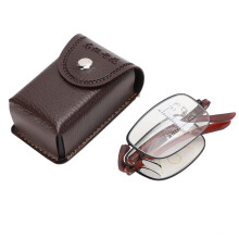 (+150 Tawny Frame) Klapp-Lesebrille Blaulichtfilter (+3,50 Braunrahmen)