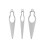 (Silver) Dreadlocks Needle Crochet Hook Hair Braiding Tool Silver 1