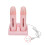 (220V EU Plug) Professionele Dubbele Wax Verwarmer Roze 220V 1