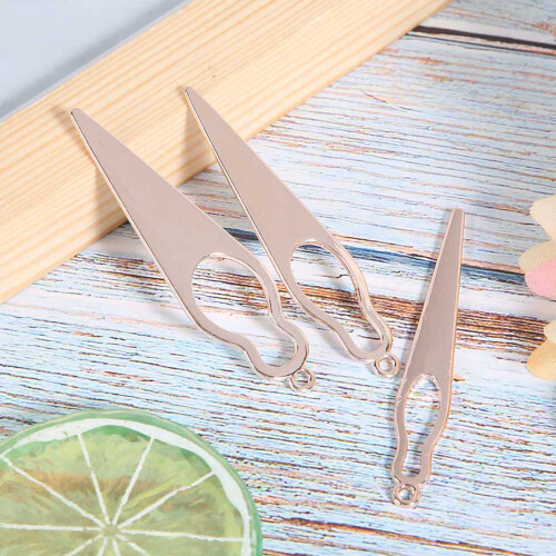 (Rose Gold) Dreadlocks Needle Crochet Hook Hair Braiding Tool Silver 2