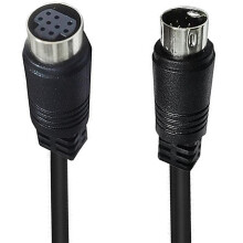 9Pin Small DIN Cord S-Video Video Cable 9Pin DIN Adapter Extension Cable For Home Entertainment