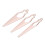 (Rose Gold) Dreadlocks Needle Crochet Hook Hair Braiding Tool Silver 2