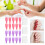 Nagellackentferner Clip UV-Gel Wattepad Set tragbar 5