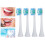 (BL554) 4x Sonic Toothbrush Heads for BL554 5
