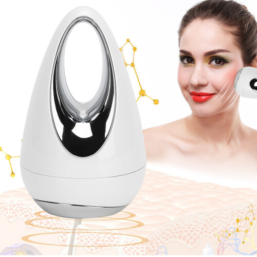 (White) Red Light Face Care Device Vibration Massage Lifting Machine White 2