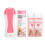 Draagbare Wax Verwarmer Met Strookjes Roze 2