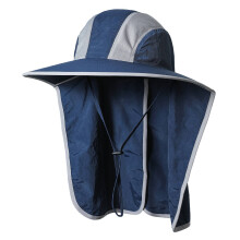 Wide Brim Sun Hat UV Protection Neck Flap for Men Women Camping Hiking