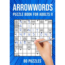 Arrow Word Puzzle Books for Adults by Puzzle King Publishing Paperback