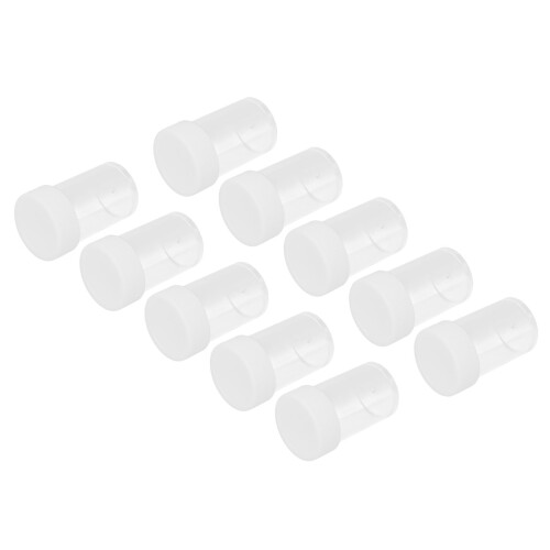 10 Stück Nailart-Vorratsgläser, Kunststoff, 1