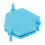 4Pcs Blue Hexagonal ABS Coasters, Adjustable Multipurpose Drink Trivets 9