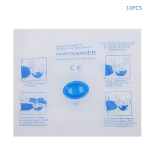 10x Wegwerp CPR Gezichtsschild Kunstmatige Ademhaling Cover