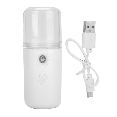 (White) Draagbare Nanometer Mist Spray Gezichtsvochtinbrengende Nebulizer Wit