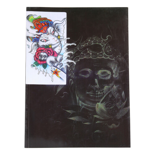 36 Seiten Farb-Tattoo-Praktikbuch