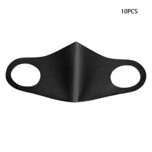 (Black) 10x Wiederverwendbare Mundschutz Staub- & Sonnenschutz Rosa