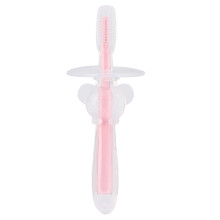 (Pink) Cartoon Dier Silicone Baby Fopspeen Borstel Blauw