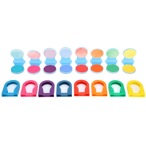 8 Farben temporärer Haarfarbe-Pulver DIY