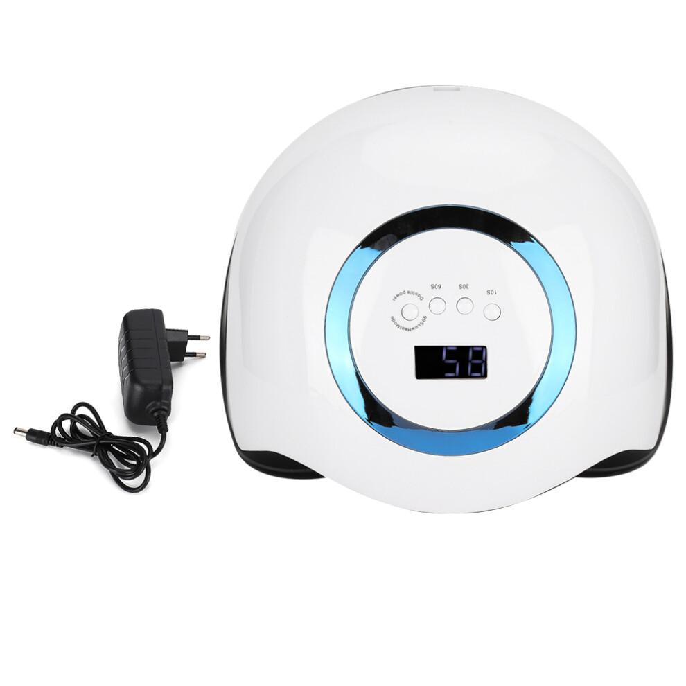 (EU Plug 110-240V) 168W Intelligent LED UV Nail Curing Machine EU Plug 110-240V