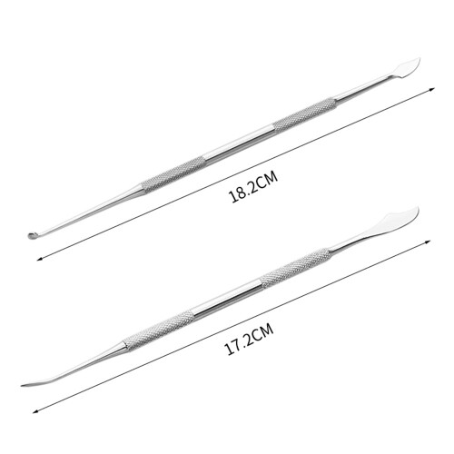 Edelstahl-Wachsschnitz-Set 10tlg. mit Etui 1