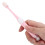 (Rose) Kinderzahnbürste Soft-Silikon Reiniger Pink 3