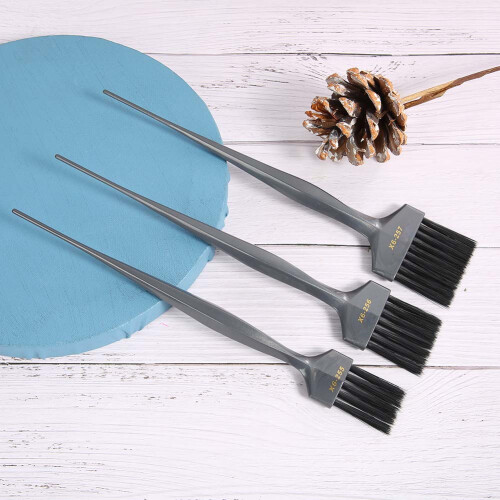 (Gray) Haarfärbepinsel Tragbar Styling Grau 2