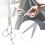 Professionelle Haarschere 404 Stahl Salon 4