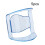 (Transparent Blue) 5pz Apribocca Dentale Retrattore Blu 2