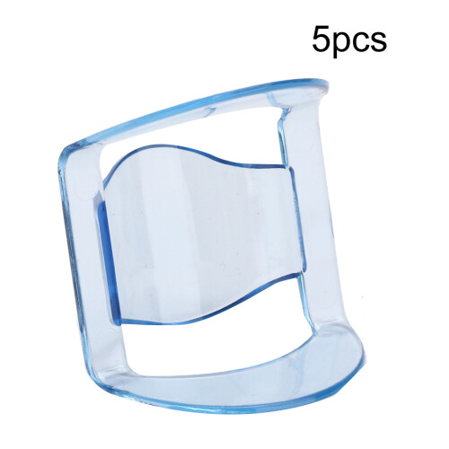 (Transparent Blue) 5pz Apribocca Dentale Retrattore Blu 1