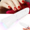 (White) USB Handheld UV Nail Lamp Dryer Pink 4