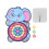 Children Elephant Dartboard Set with 3 Darts and Hooks 1
