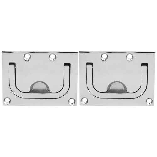 2PCS Stainless Steel Boat Hatch Pull Handle Marine Hardware 2