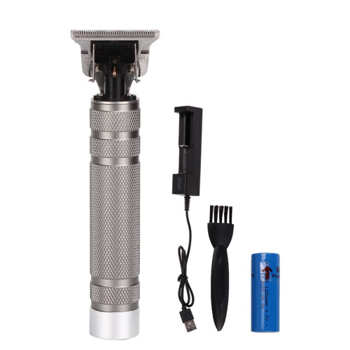 USB-Akku-Haarschneider Tragbarer Friseur Silver