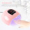 54W LED UV Nagellampe Gel-Trockner USB 1