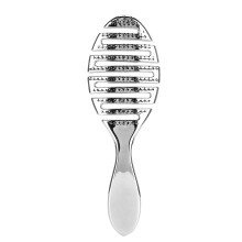 (Silver) Vintage Oil Head Comb Hairbrush Scalp Massage Gold