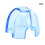 (Transparent Blue) 5pcs Dental Mouth Opener Retractor 2